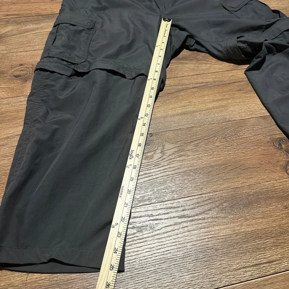 REI Gray Sahara Convertible Hiking Cargo Pants Mens L x 30